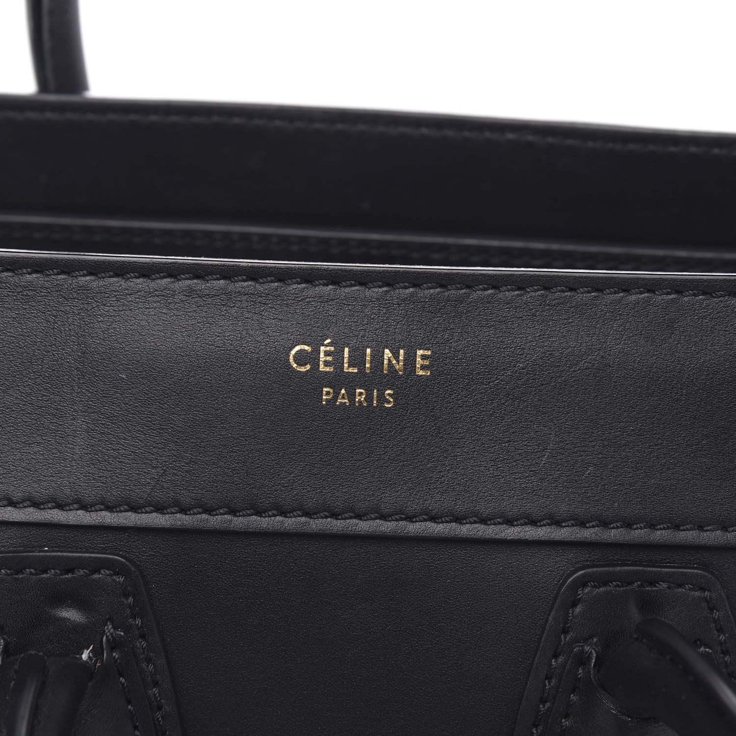 Celine Smooth Calfskin Micro Luggage Black 15 of 20