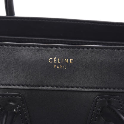 Celine Smooth Calfskin Micro Luggage Black 15 of 20