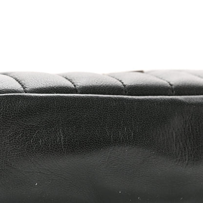 Saint Laurent Lambskin Y Quilted Monogram Loulou Cosmetic Case Black 8 of 10