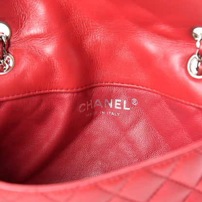 Chanel Lambskin Quilted Extra Mini Rectangular Flap Red 5 of 11