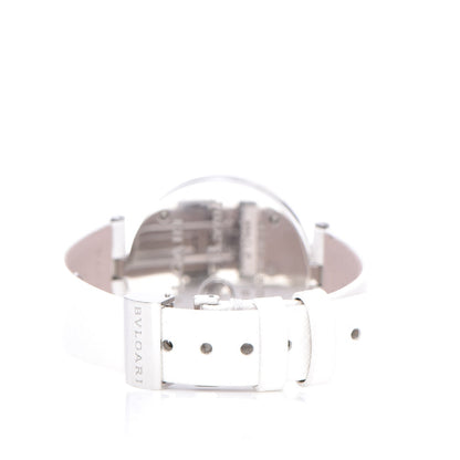 Bulgari BVLGARI Stainless Steel Calfskin Diamond Pink Mother of Pearl 30mm B.Zero1 Three Hearts Quartz Watch 4 of 12