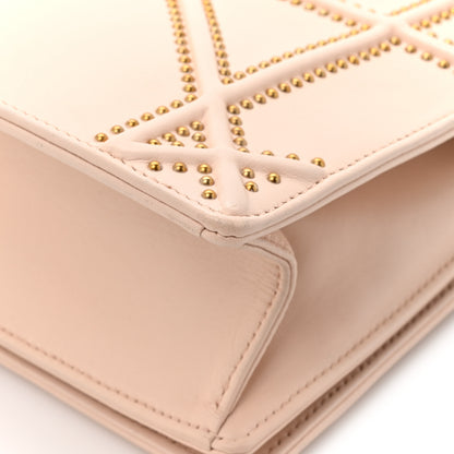 Christian Dior Lambskin Studded Medium Diorama Flap Bag Rose Poudre 13 of 15