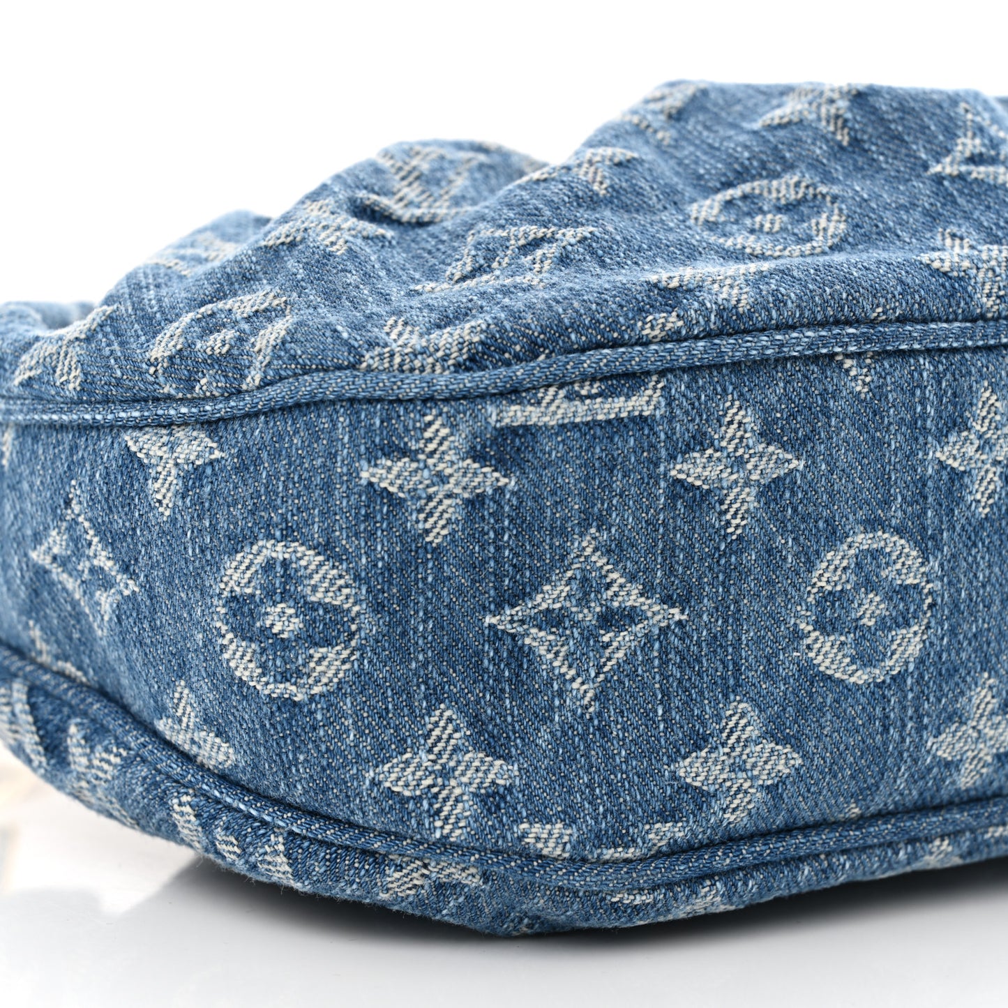 Monogram Denim Pochette Valley Blue