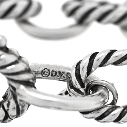 David Yurman Sterling Silver 10mm Medium Oval Link Bracelet 3 of 3