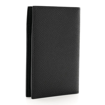 Hermes Epsom MC2 Euclide Card Holder Case Black 3 of 7