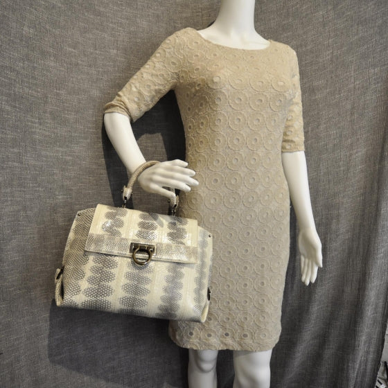 FASHIONPHILE SALVATOREFERRAGAMOSnakeskinSofia 2 of 9