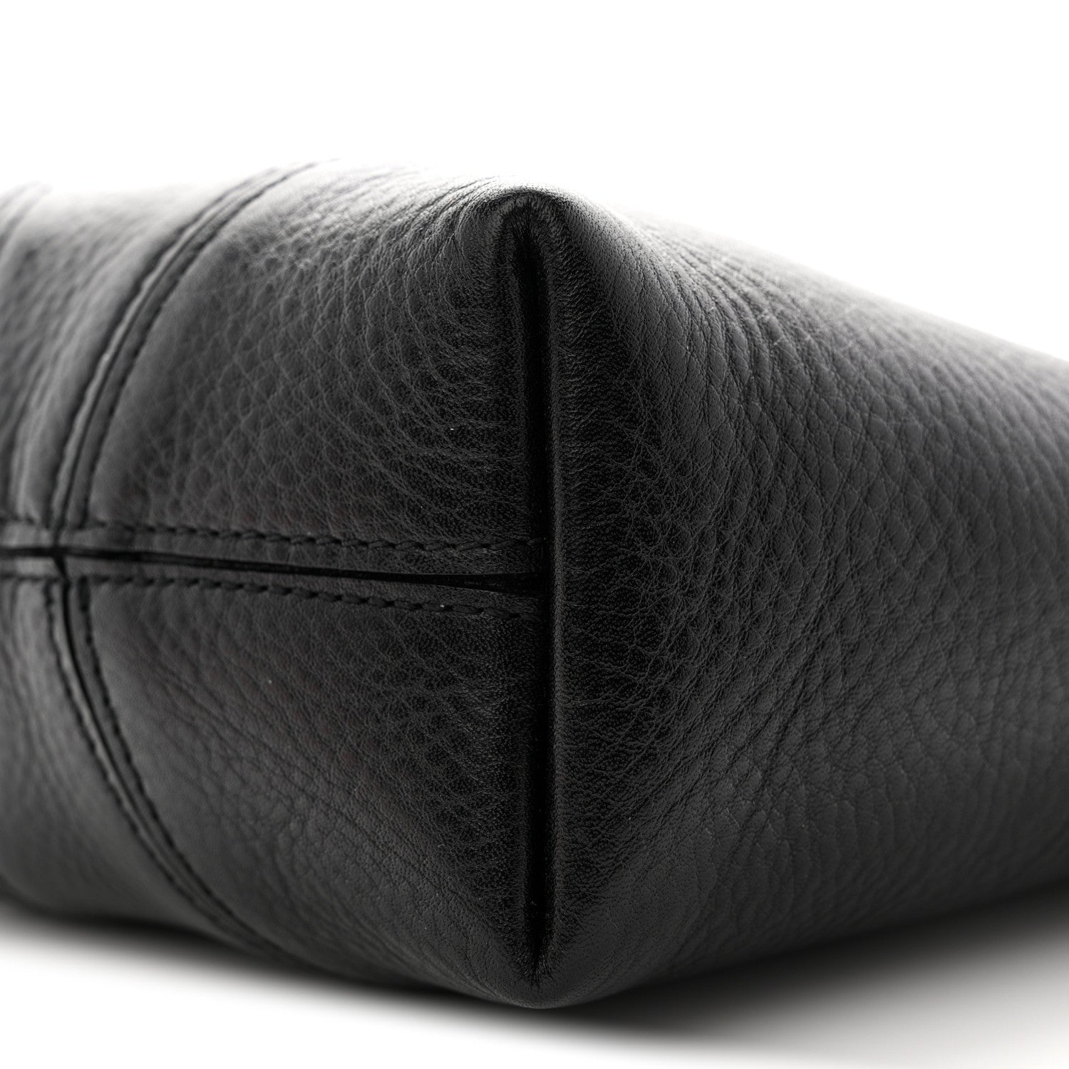 Chloe Grained Calfskin Small Spin Tote Black 10 of 10