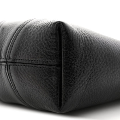 Chloe Grained Calfskin Small Spin Tote Black 10 of 10