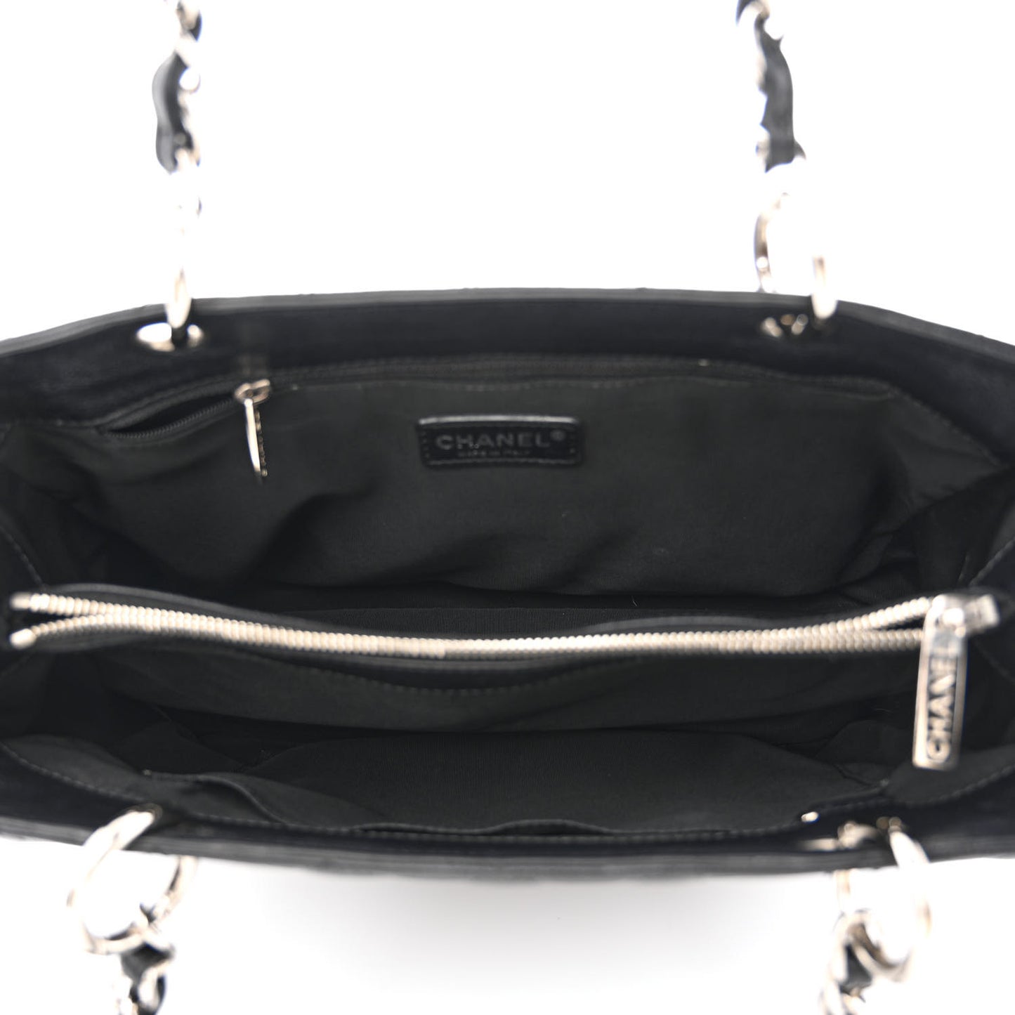 Caviar Quilted Grand Shopping Tote GST Black