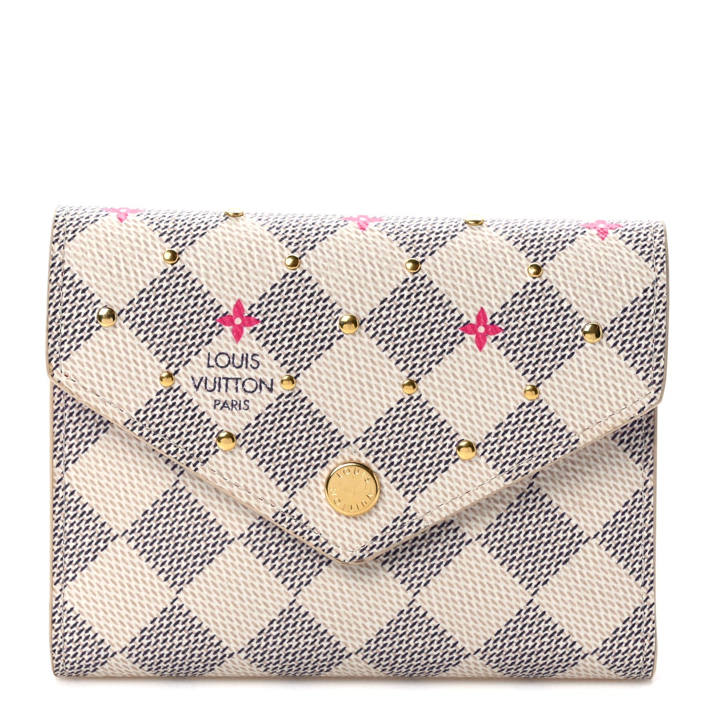 Damier Azur Studded Victorine Wallet