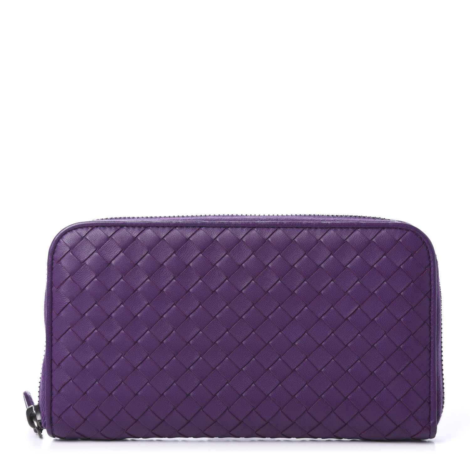 Bottega Veneta Nappa Intrecciato Zip Around Wallet Corot 1 of 10