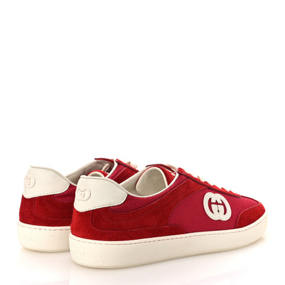 Gucci Suede Nylon Mens G75 Sneaker 8 Red 5 of 11