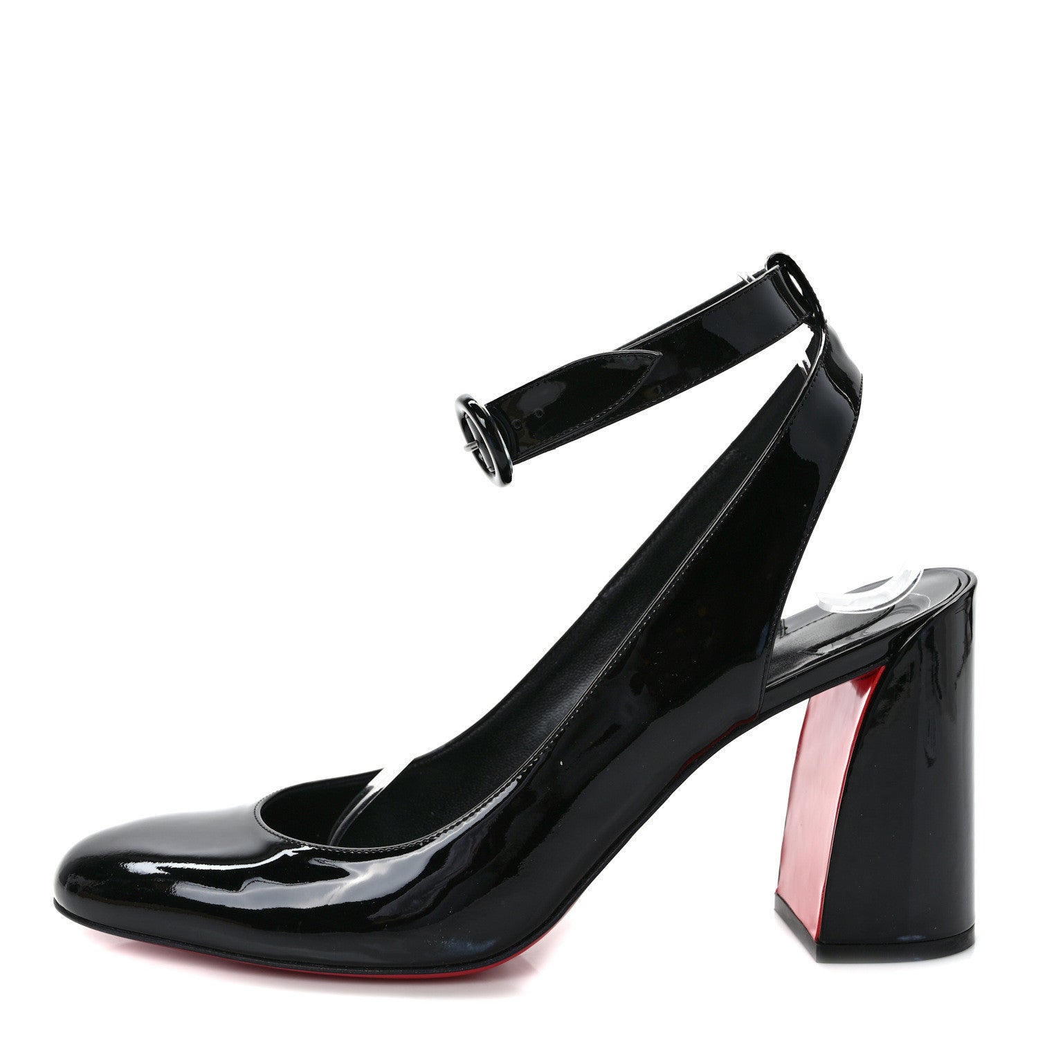 Christian Louboutin Patent Calfskin So Sab 85 Pumps 41.5 Black 1 of 8