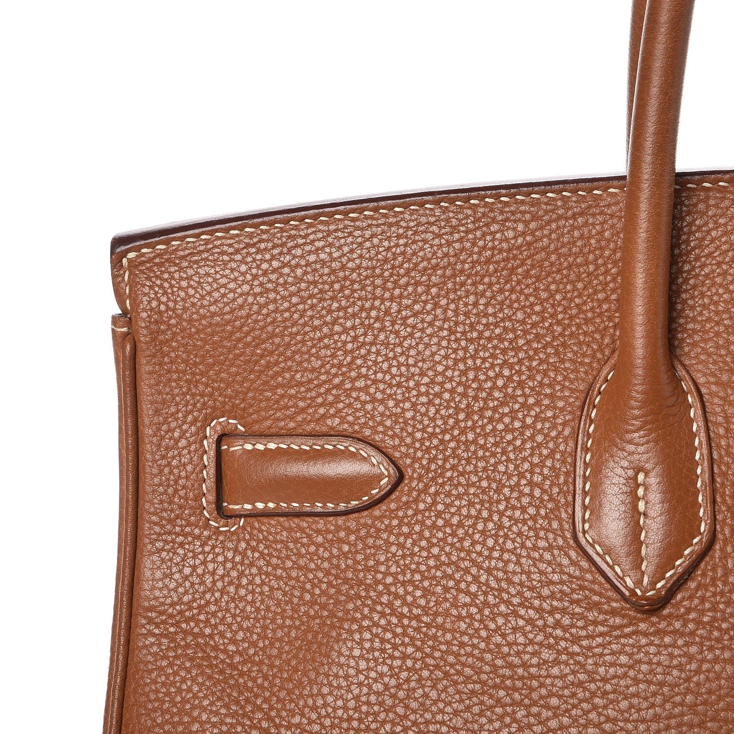 Hermes Taurillon Clemence Birkin 35 Gold 29 of 43