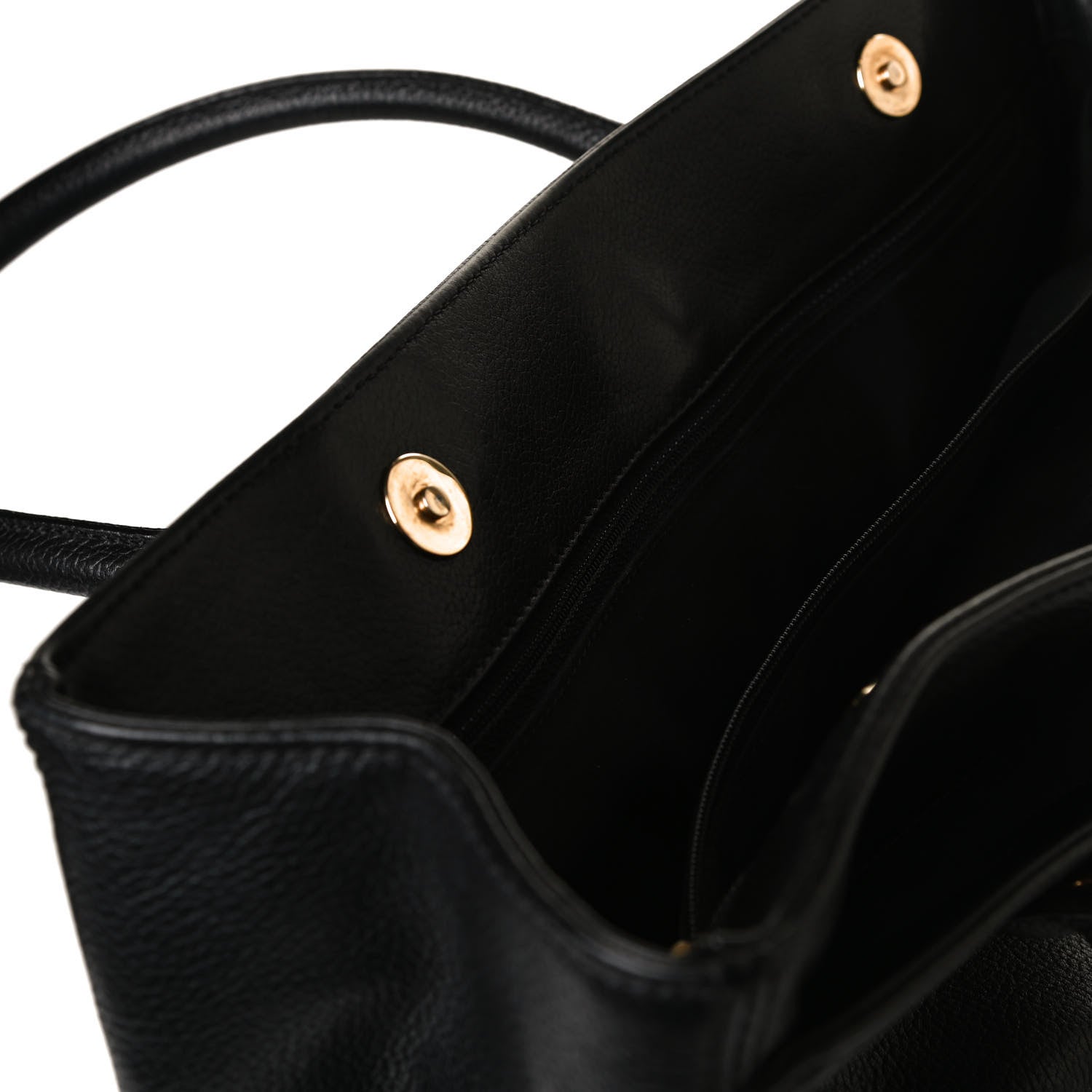 Chanel Calfskin Cerf Executive Shopper Tote Black 16 of 16