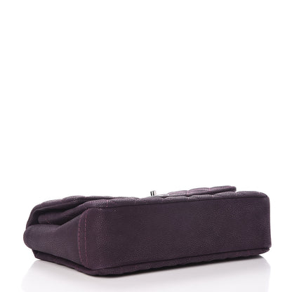 Chanel Iridescent Caviar Quilted Medium Lady Pearly Flap Plum 4 of 18