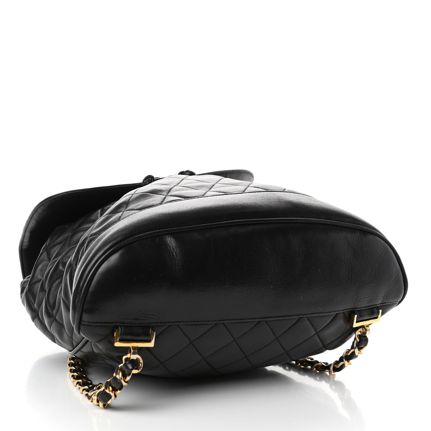 Chanel Lambskin Quilted Backpack Black 3 of 4