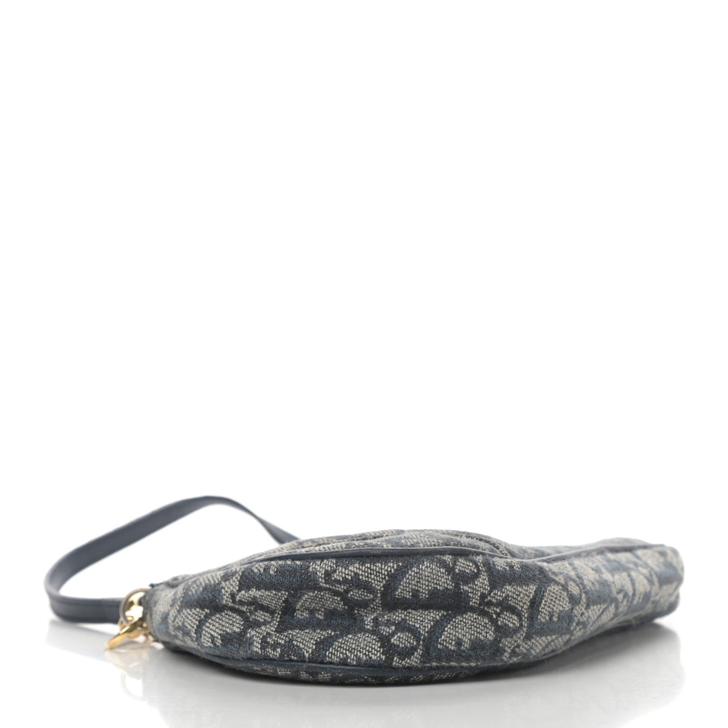 Christian Dior Monogram Mini Saddle Pochette Navy 3 of 6