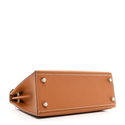 Hermes Epsom Kelly Sellier 25 Gold 3 of 9