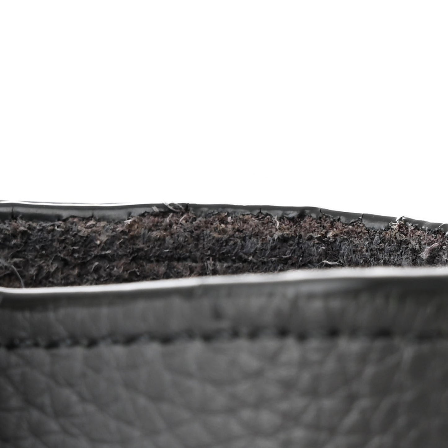 Drummed Calfskin Nano Luggage Kohl