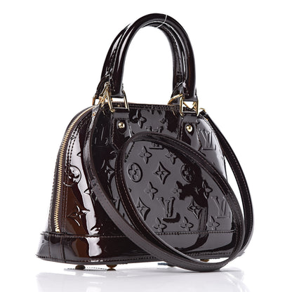 Louis Vuitton Vernis Alma BB Amarante 3 of 10
