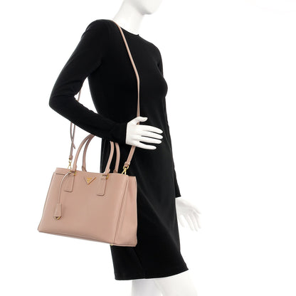 Prada Saffiano Lux Medium Tote Cammeo 2 of 8
