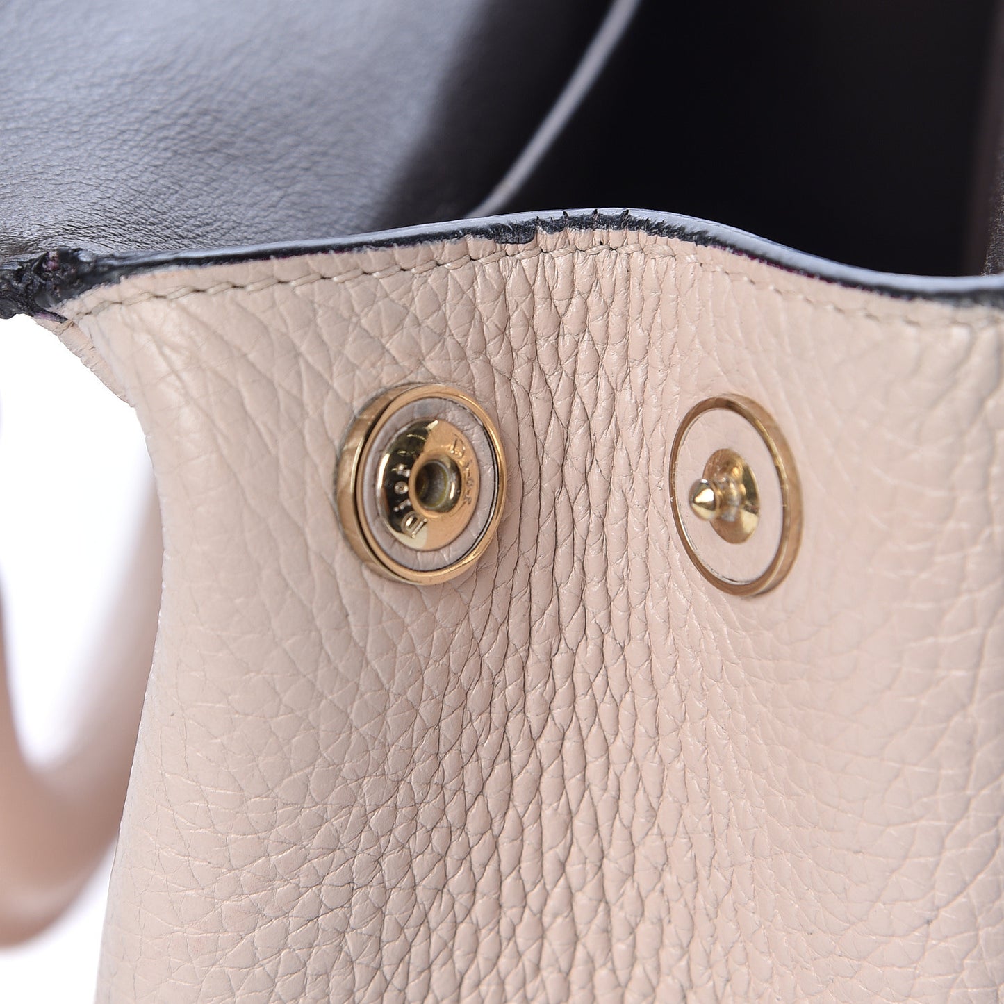 Bullcalf Mini Be Dior Flap Rose Poudre