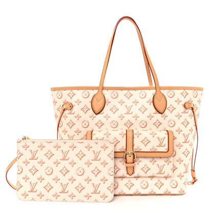 Louis Vuitton Monogram Fall For You Neverfull MM Beige Clair 3 of 10