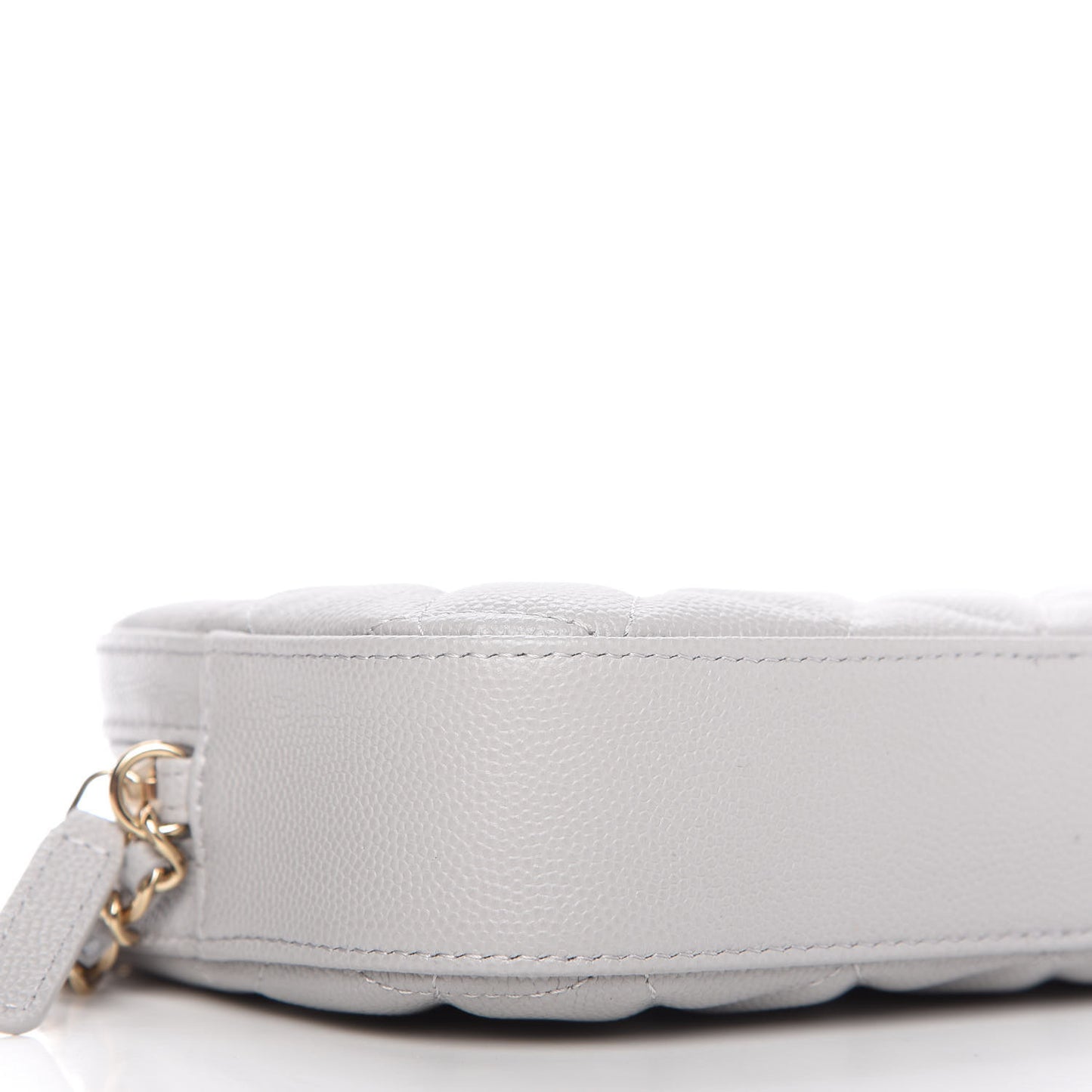 Caviar Quilted Camera Case Grey