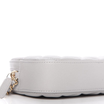 Chanel Caviar Quilted Camera Case Grey 6 of 11