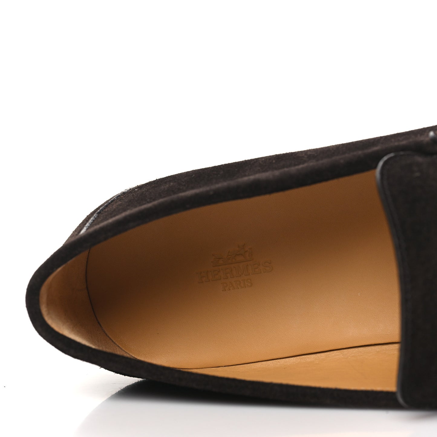 Suede Calfskin Mens Duke Loafers 44