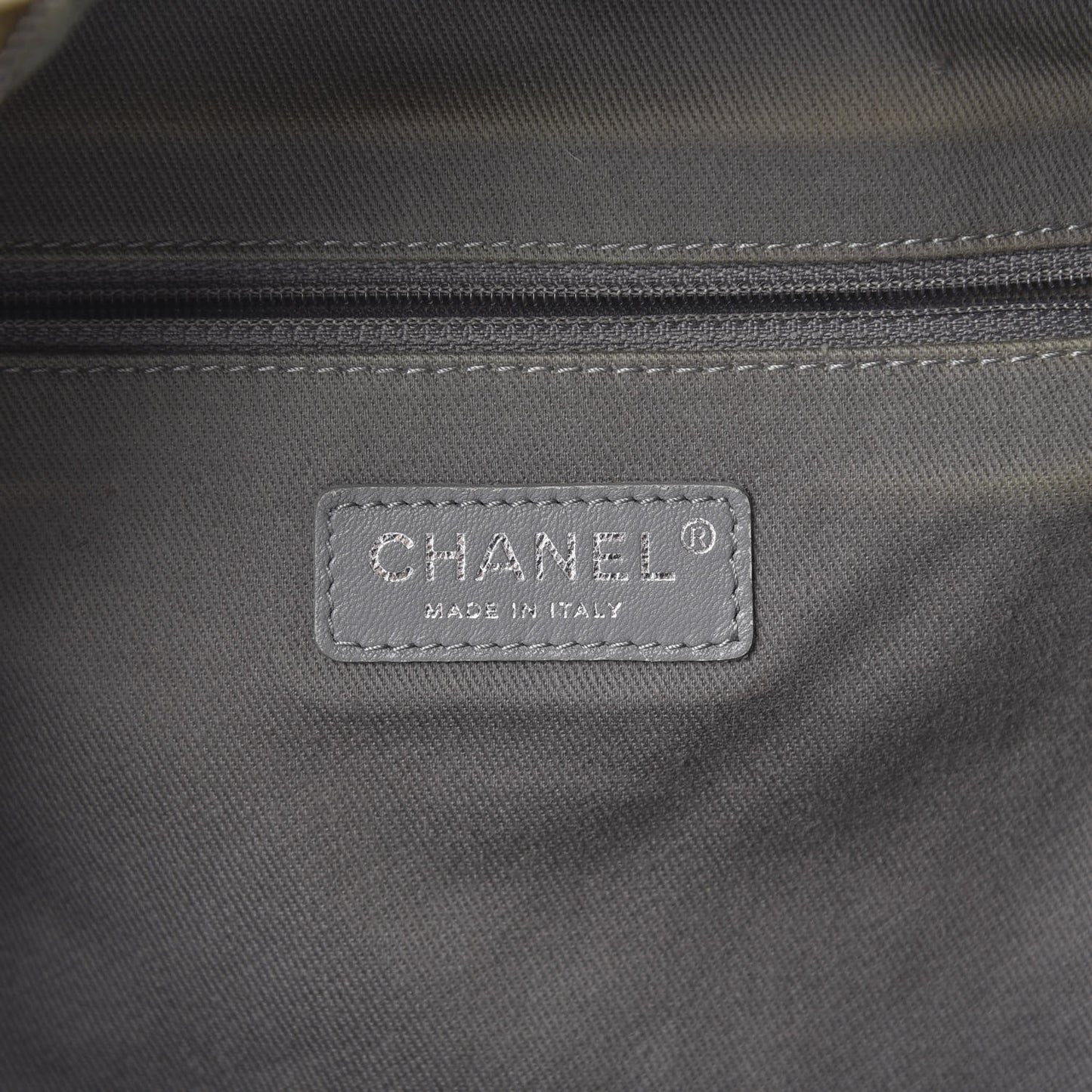 Graffiti Printed Canvas Medium Backpack Beige