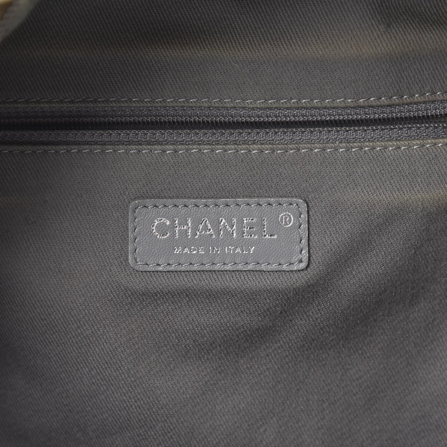 Chanel Graffiti Printed Canvas Medium Backpack Beige 5 of 9
