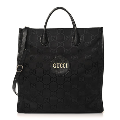 Gucci Econyl Nylon Monogram Off The Grid Long Tote Bag Black 1 of 11