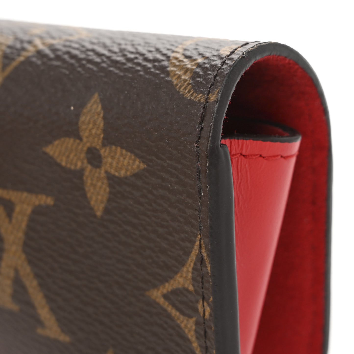 Monogram Woody Glasses Case Rouge