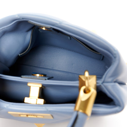 Valentino Garavani Nappa Small Roman Stud The Handle Bag Niagara 5 of 11