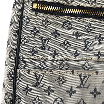 Louis Vuitton LOUIS VUITTON Mini Lin Sac a Langer Diaper Bag Blue 12 of 17