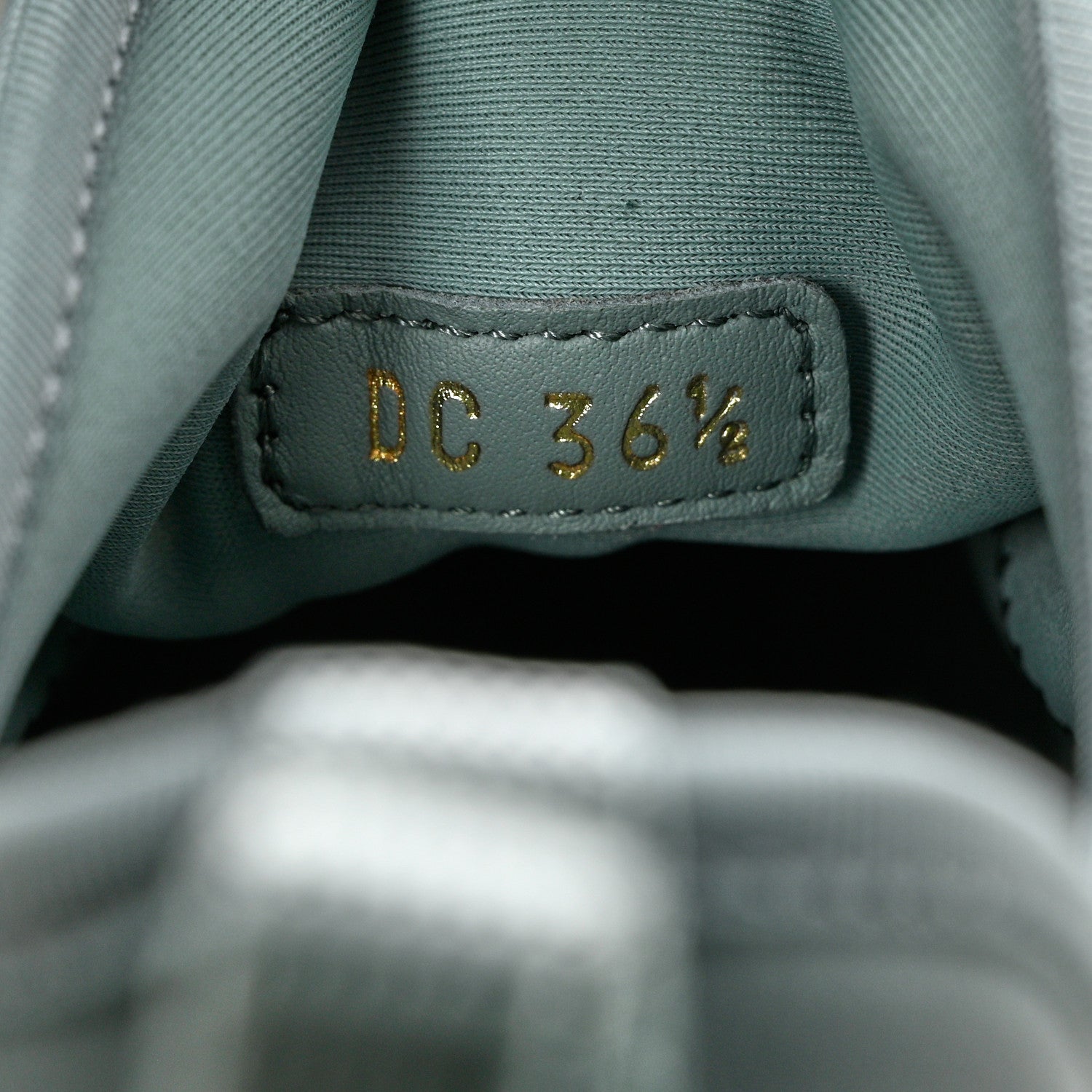 Christian Dior Neoprene Rubber Womens D-Connect Sneakers 36.5 Water Grey 8 of 9