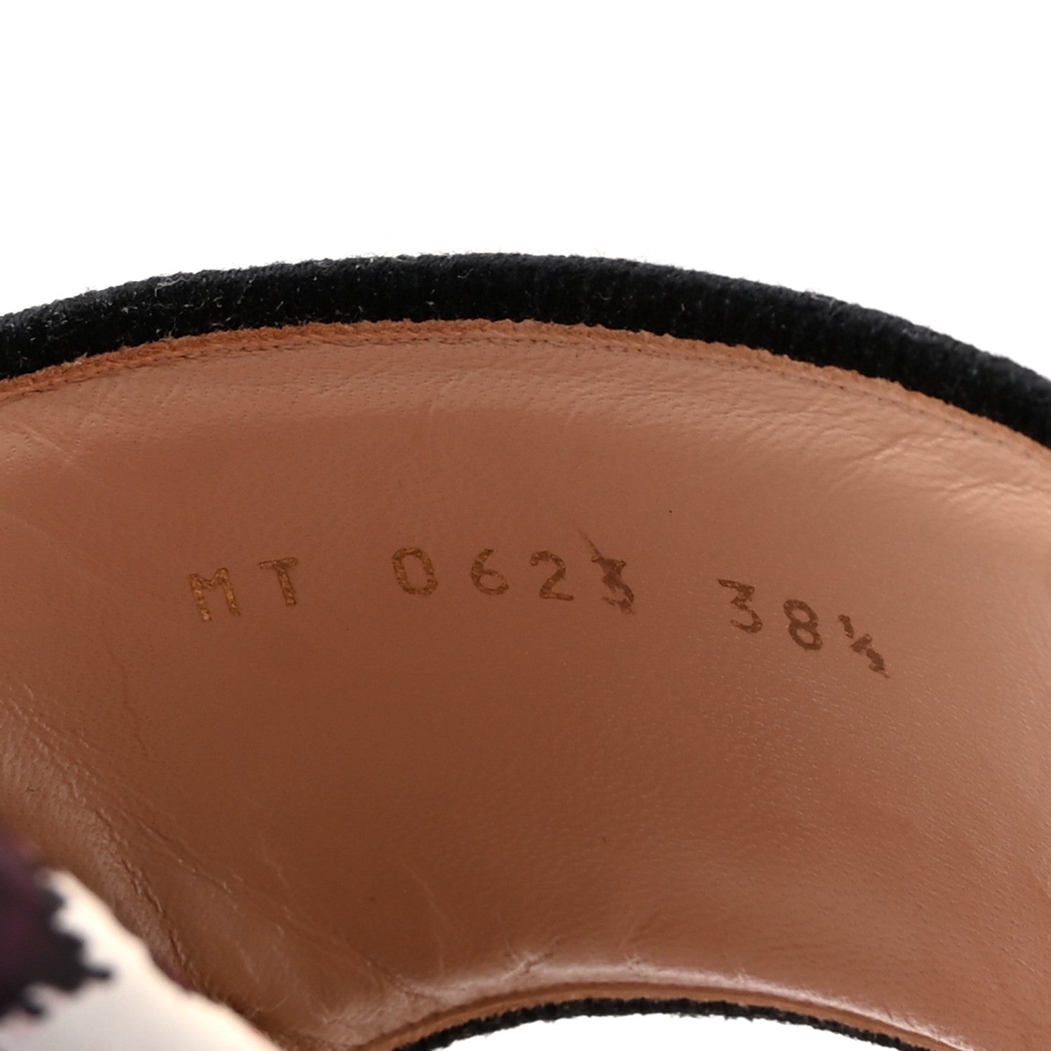 Christian Dior Canvas Mizza Embroidered Dway Mules Slide Sandals 38.5 Dark Ruby 9 of 10