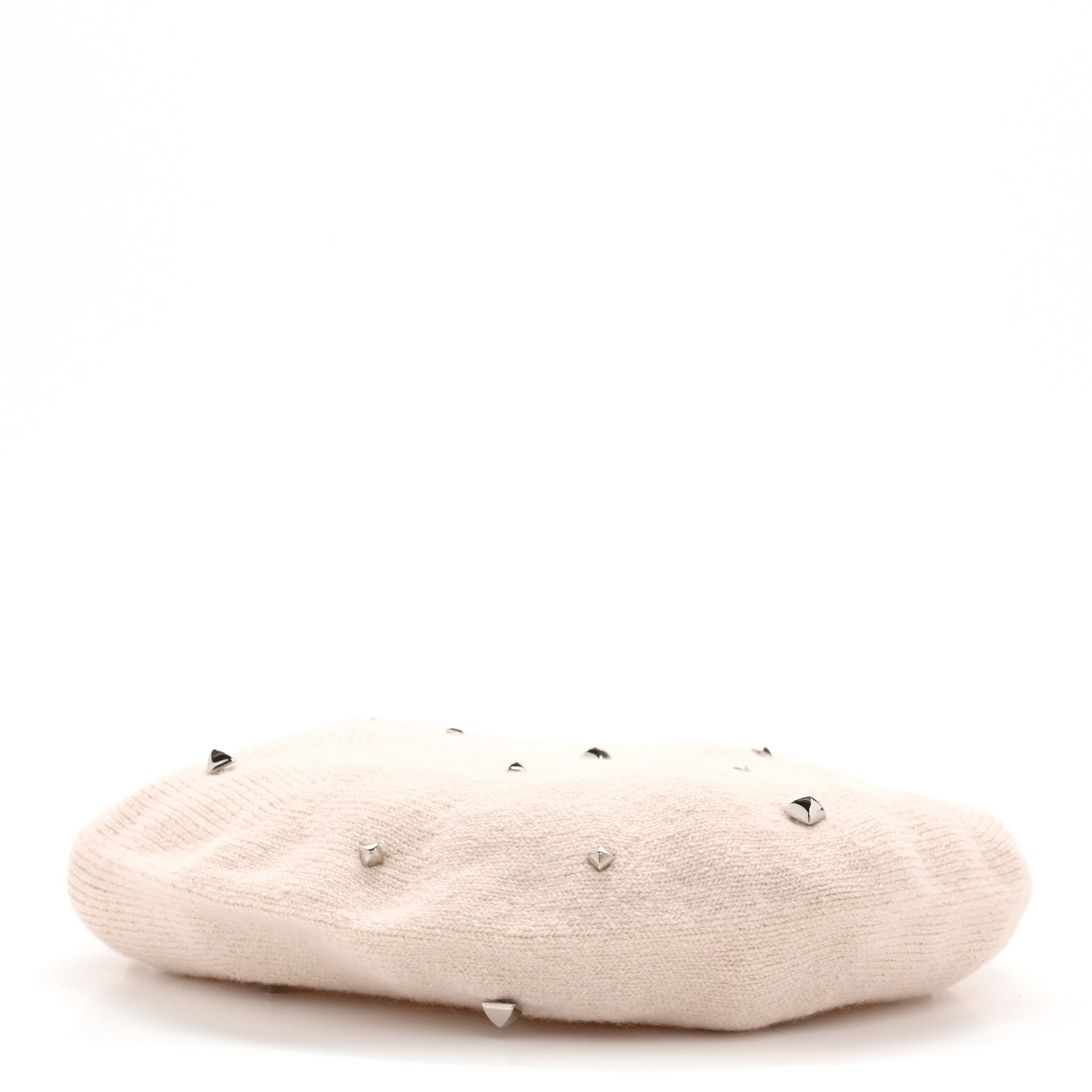 Hermes Cashmere Medor Studded Darling Beret S White 4 of 10