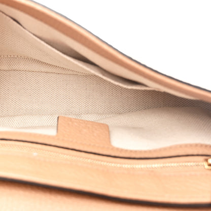 Gucci Pebbled Calfskin Medium Soho Flap Crossbody Camelia 5 of 10