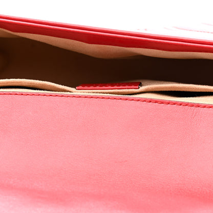 Gucci Calfskin Matelasse Mini GG Marmont Shoulder Bag Hibiscus Red 29 of 33