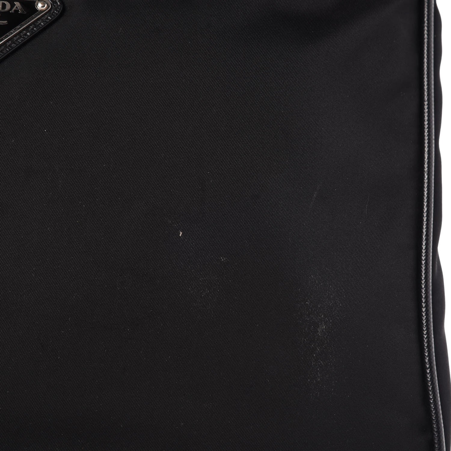 Prada Nylon Saffiano Flat Messenger Bag Black 9 of 9