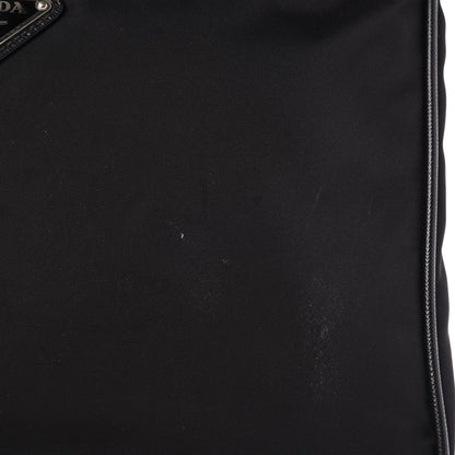 Prada Nylon Saffiano Flat Messenger Bag Black 9 of 9