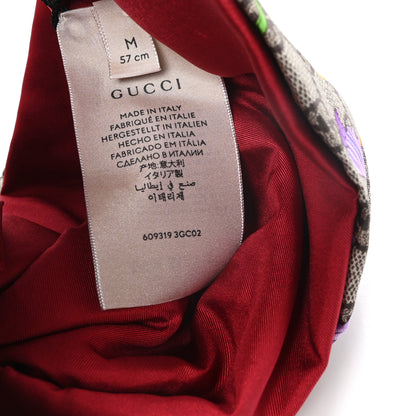 Gucci Silk Monogram Flora Print Headband M Red 5 of 5