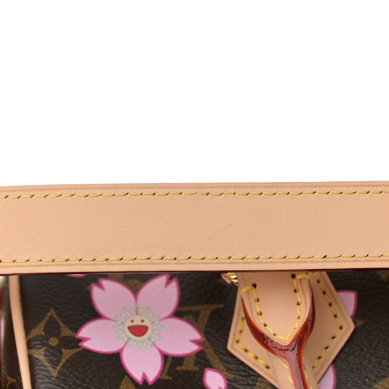 Louis Vuitton LV X TM Monogram Cherry Blossom Speedy Bandouliere 25 Sakura Brown 14 of 16