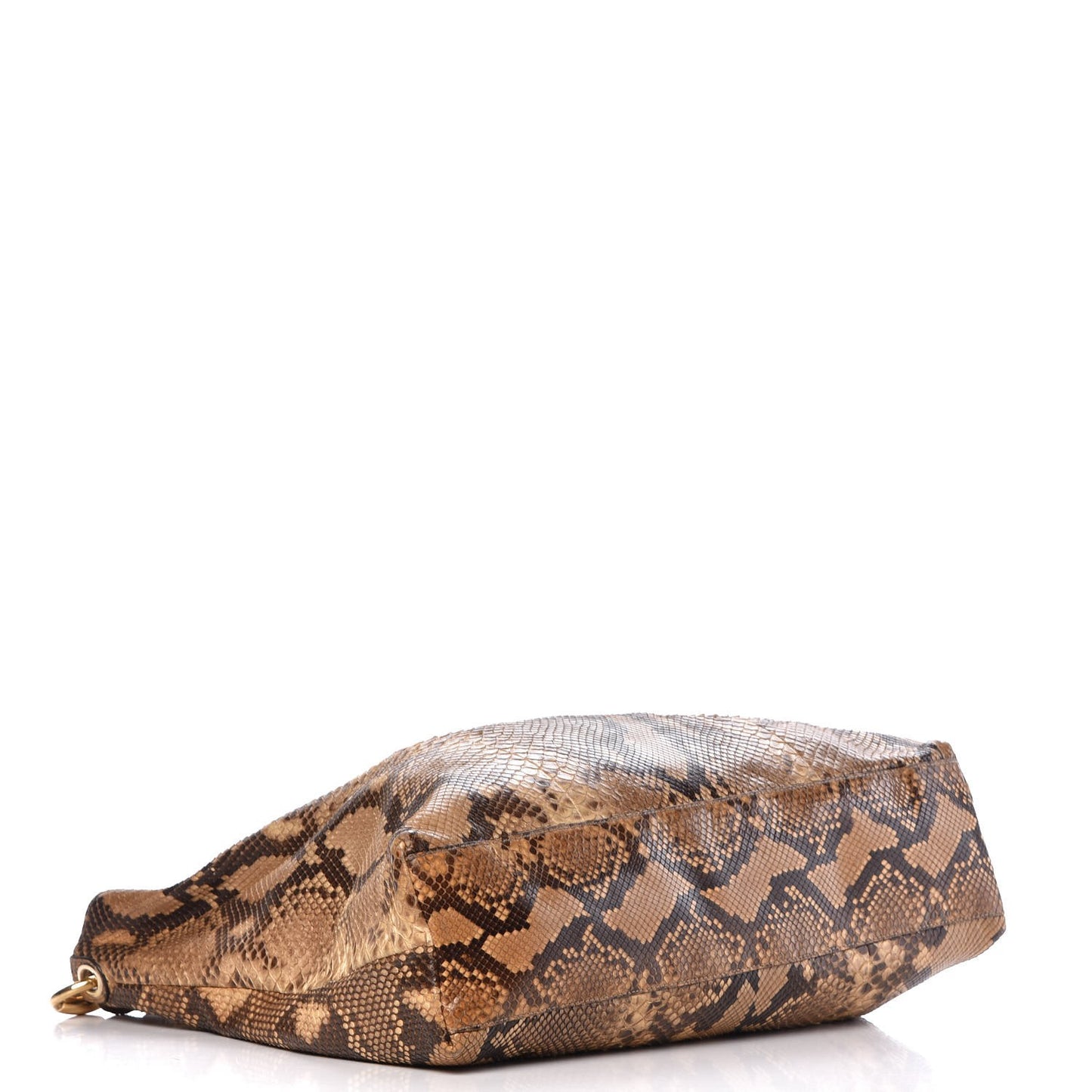 Python Large Sabrina Hobo Brown