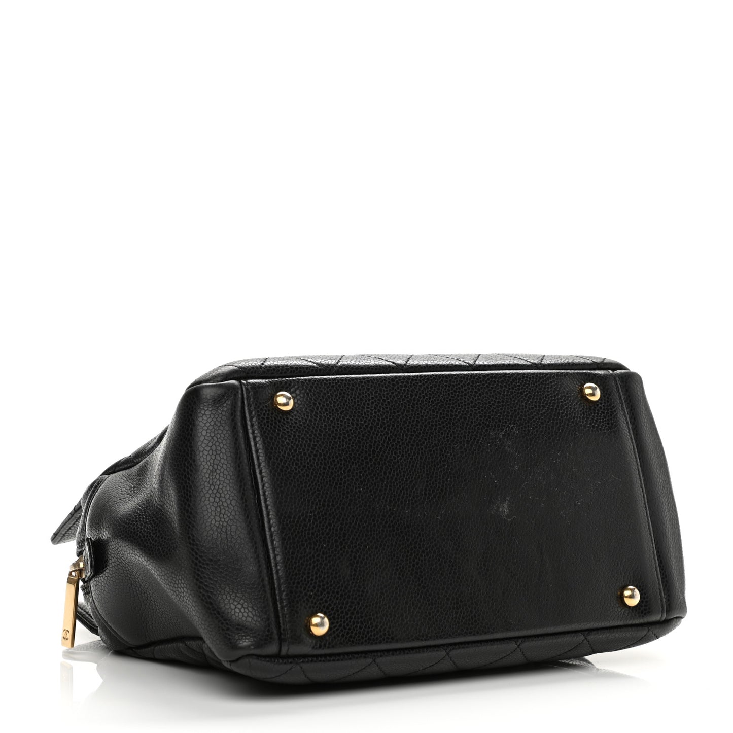 Caviar Quilted Petit Timeless Tote PTT Black