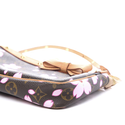 Louis Vuitton Monogram Cherry Blossom Pochette Accessories Brown 7 of 10