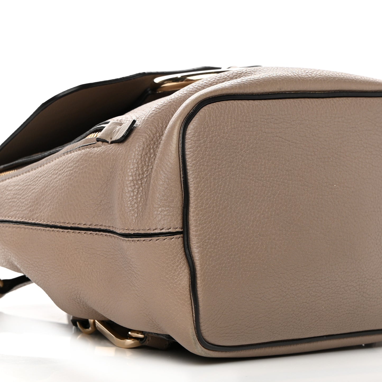 Suede Calfskin Medium Faye Backpack Motty Grey